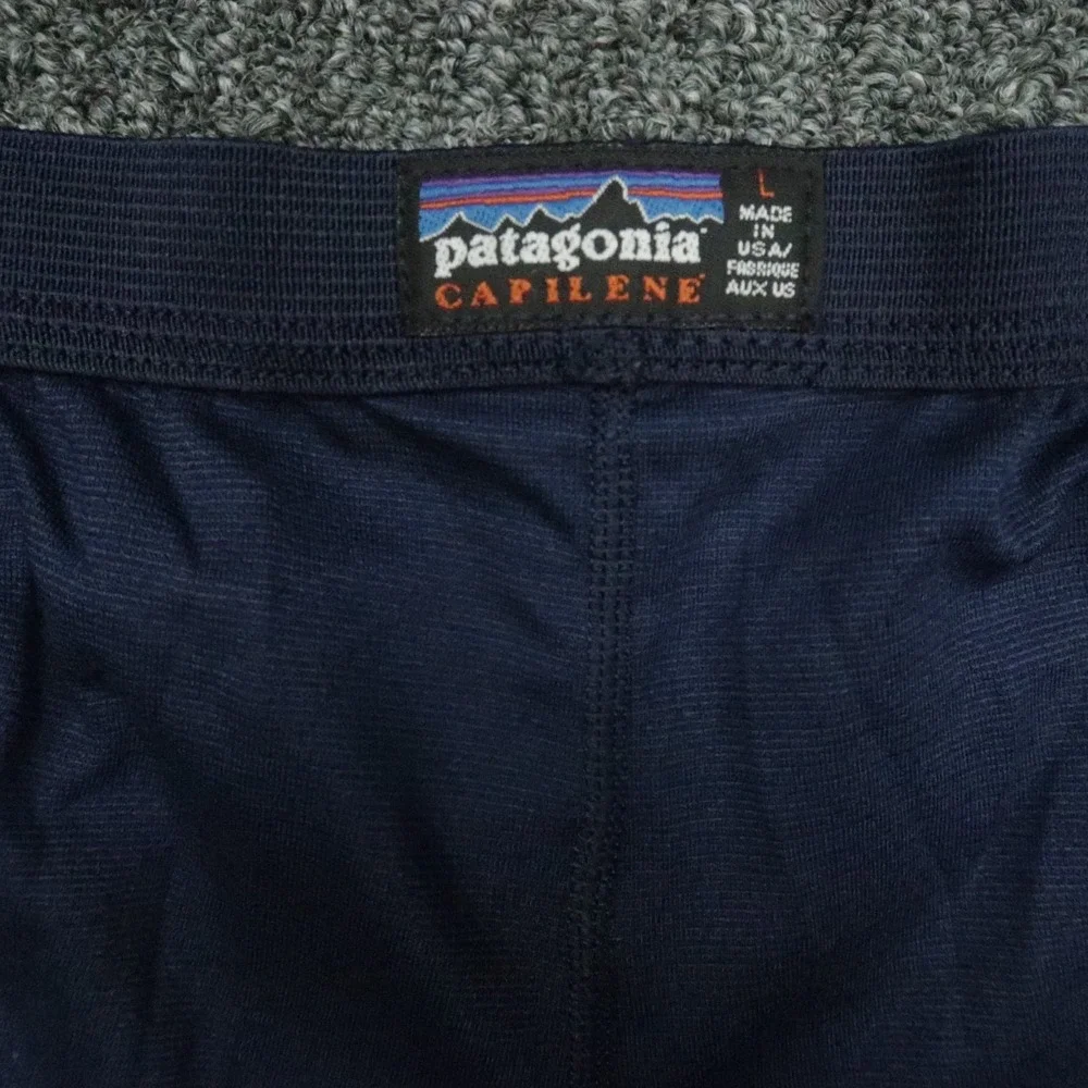 Vintage Patagonia Pants Mens Large Blue Capilene Baselayer Thermal‎ USA